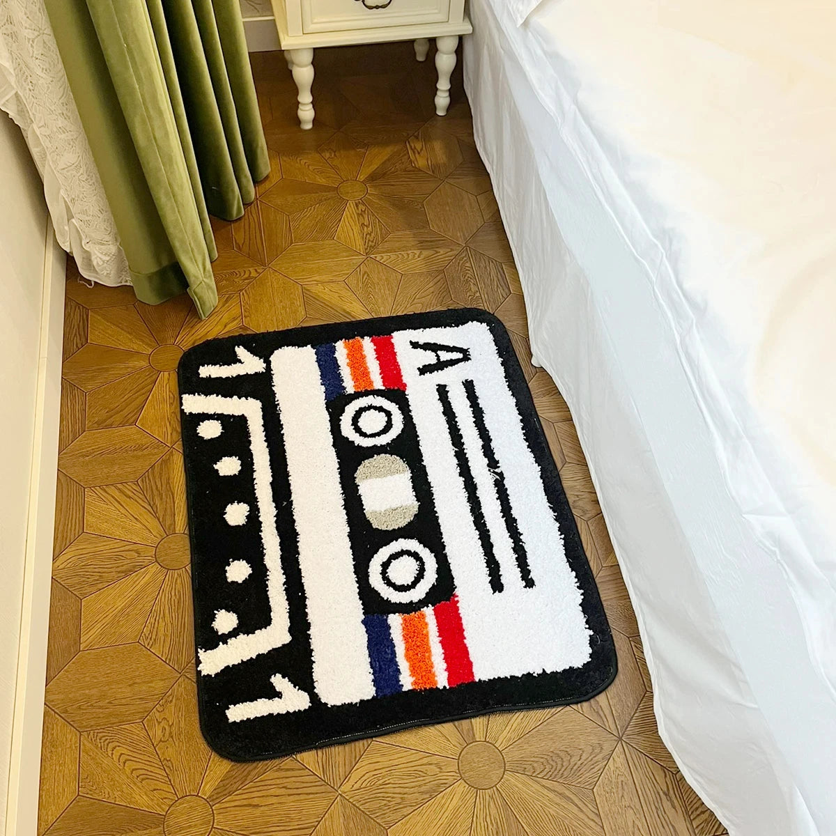 Tape Tufted Rug Living Room Carpet Bathroom Mat Soft Bedroom Floor Pad Doormat Cartoon Rug Aesthetic Home Art Decor Dropshipping