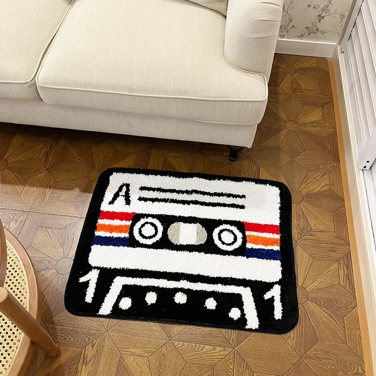 Tape Tufted Rug Living Room Carpet Bathroom Mat Soft Bedroom Floor Pad Doormat Cartoon Rug Aesthetic Home Art Decor Dropshipping